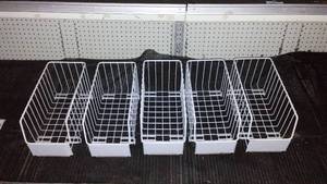 5 commercial wire baskets - excellent.