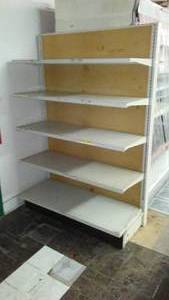 1 4 foot retail display shelving.