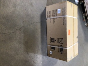 lot 18 image: Husky Ready-to-Assemble 24-Gauge Steel Wall Mounted Garage Cabinet in Black (28 in. W x 29 in. H x 12 in. D)