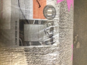 lot 22 image: Unbranded Bazaar Wavy Border CreamBrown 8 ft. x 10 ft. Indoor Area Rug