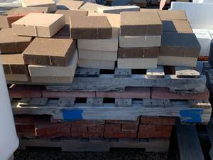 lot 74 image: Whitacre Green Clay Pavers Approximately 40 - 60 SQ FT