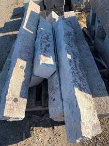 lot 89 image: Natural Stone Chilton Fence Posts 7 Pieces
