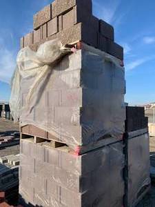 lot 192 image: 8 Inch Split Face Concrete Block Approx 170 Pieces