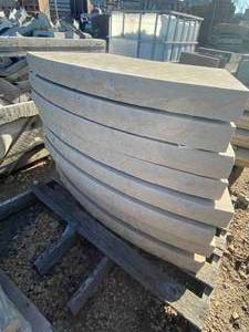 lot 145 image: Indiana Limestone Fire Pit Cap