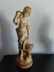 Vintage Chalkware Marwal Figurine