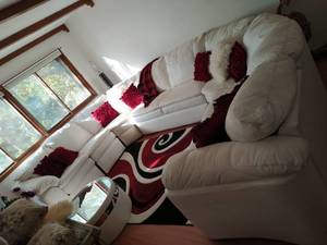 Sectional Leather Sofa by England Incorporated