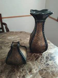 Ceramic Vase and Candleholder