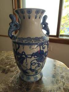 Blue and White Vase