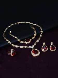 Spiral Design Necklace & Bracelet & Ring & Earrings