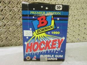 (C-4) Box of 1990 Bowman Premier Ed...
