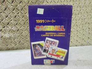 (C-4) Box of 1991 O-Pee-Chee Premie...