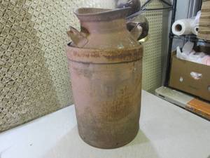(RMC) Vintage Steel Milk Can No Lid...