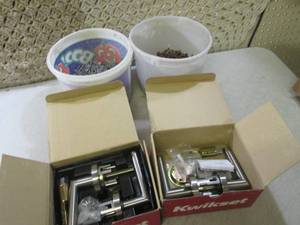(RM4) Nails and Door Hardware...