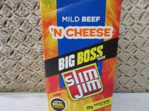 (B-3) Box of 18 Big Boss Slim Jim M...