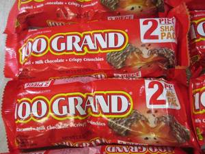 (B-2) 12 2pc 100 Grand Candy Bars B...