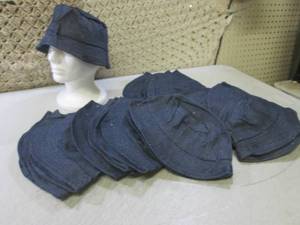 (F-0) Lot of 23 Denim Bucket Hats (...