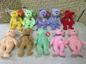 (F-3) Assorted TY Beanie Babies Bea...