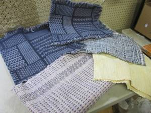 (FS) Assorted Hand Woven Throw Rugs...