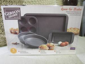 (EW6) 5pc Nonstick Steel Bakeware S...