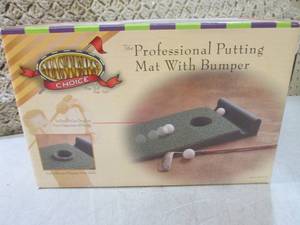 (BS) Golf Putting Mat with Bumper...