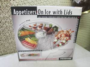 (D-1) Appetizers On Ice with Lids...