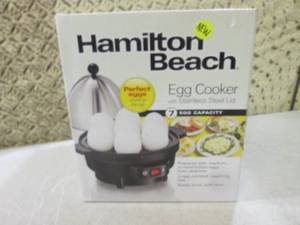 (F-0) Hamilton Beach Egg Cooker wit...