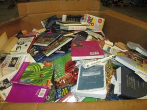 lot 2 image: Gaylord Box on pallet full of books...
