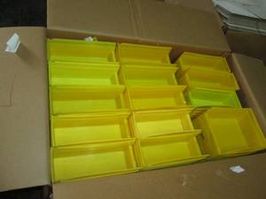 lot 7 image: Box of parts bins...