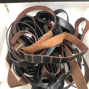 lot 27 image: Black Belt Capezo Nixon Fossil Fuel Eddie Bauer Nola Fossil Arizona Wallace & Barnes American Eagle Dickies
