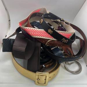 lot 28 image: Womens Belt Collection Silver Creek H&M Lager Banana Republic Aloppia Vita Calvin Klein Martin Dingman