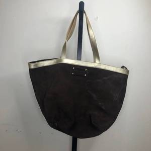 lot 51 image: Brown Gold Rimmed Kate Spade Purse