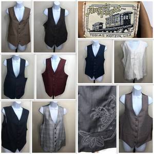lot 43 image: Vest Collection Trust Alfani Angels Flight Banana Republic Nino Cerruti