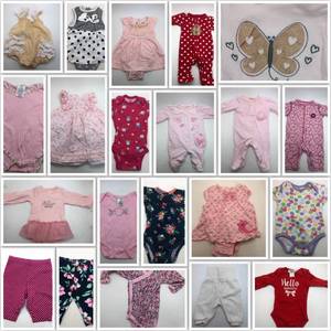 lot 54 image: Girl Baby Collection (0-3M)