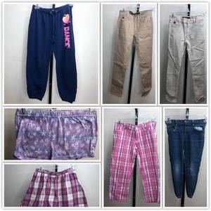 lot 58 image: Childrens Pants Collection Paco Jeans Faded Glory Justice Jordache Kidzone