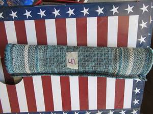 lot 5 image: 2 x 6 Outdoor Border Runner Rug
