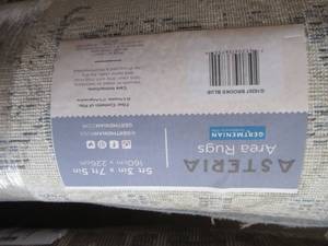 lot 19 image: Asteria Area Rug blue - 53 x 75