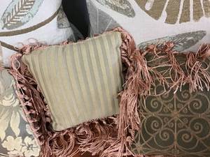 lot 506 image: Pillows & Drapery Sheers Set