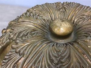 lot 581 image: Brass Elephant, Gold Trinket Box, 4 Drapery Tie-Backs