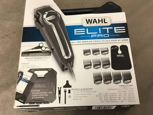 lot 587 image: WAHL Elite Pro Haircutting Kit Brand New