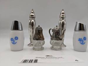 Vintage Salt and Pepper Shakers- Corning Ware and More