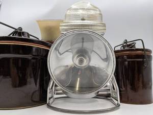 Vintage Containers and Lamps