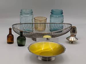 Decorative Glass and Chrome Collection