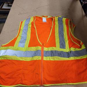 10 Body Guard Safety Gear LXL Reflective Work Vests