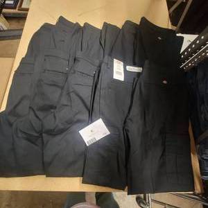 10 Pair of Size 6 Womens Dickies Black Cargo Pants