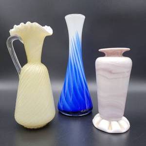 Stunning Vintage 3 Piece Glass Collection
