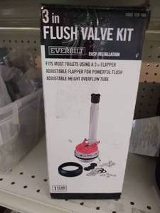 lot 155 image: 3in Flush Valve fit Everbuilt...