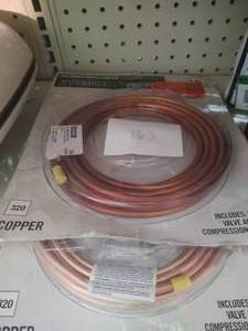 lot 163 image: 2 Copper 15ft Everbuilt Ice maker s...