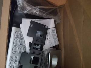 lot 199 image: Vtech desktop phone. Brand new stil...