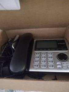 lot 203 image: Vtech desktop phone. Brand new stil...
