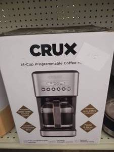 lot 215 image: Crux 14 cup Programable coffee make...
